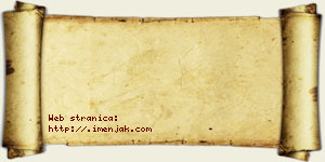 Danijela Aćimac vizit kartica